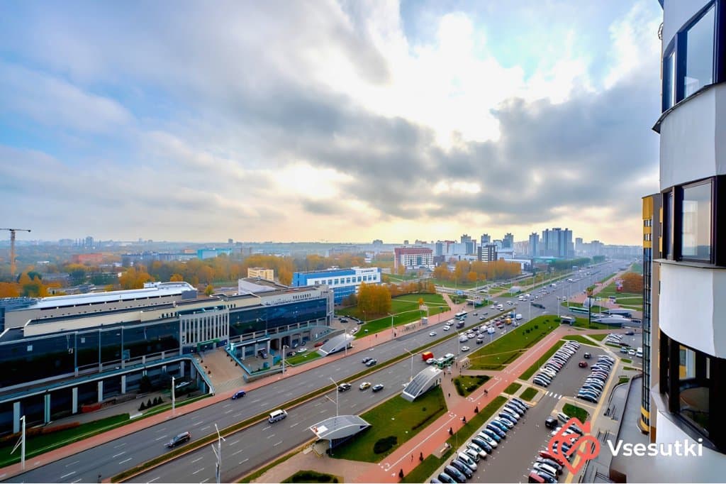 Квартира на сутки и часы - 100 BYN/ночь, вид 16 этажа 16